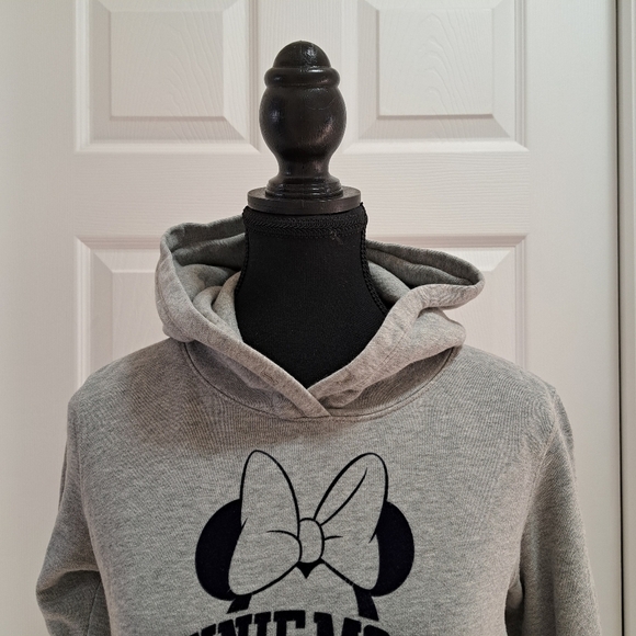 Uniqlo x Disney Minnie Mouse Sweatshirt Dress Women's Medium Hoodie Grey Tunic - Picture 3 of 12